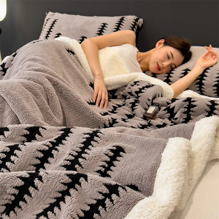 Lupine Sherpa Blanket