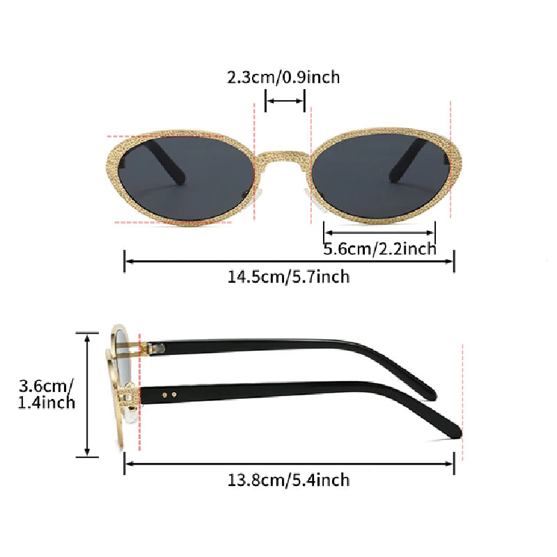 Celestia Oval Sunglasses