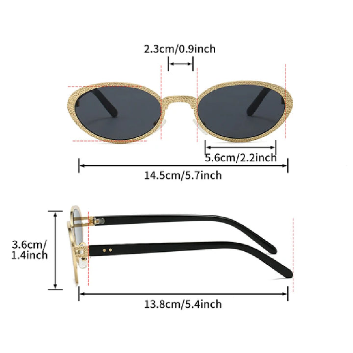 Celestia Oval Sunglasses